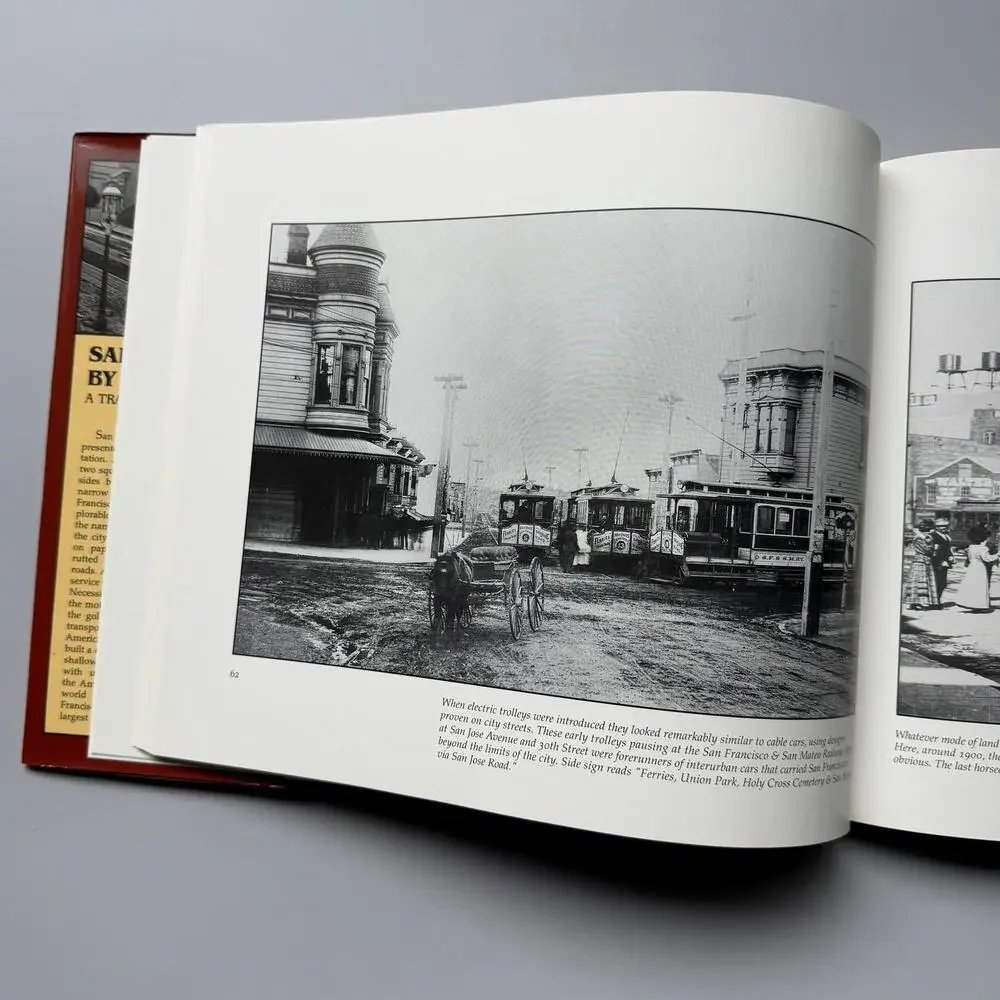 San Francisco By Land and Sea A Transportation Album by Wayne Bonnett HC Book